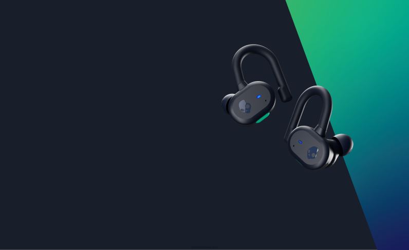 Täiendatavad tehnoloogiliselt turvaliselt sobivad push-aktiivsed tõelised juhtmevabad kõrvaklapid TP86D13 tumesinine/roheline Skullcandy