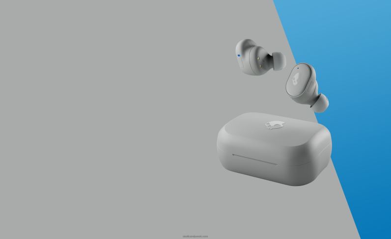 Täiendatud tehnilised esmaklassilised heli jahvatavad tõelised juhtmevabad kõrvaklapid TP86D10 helehall/sinine Skullcandy