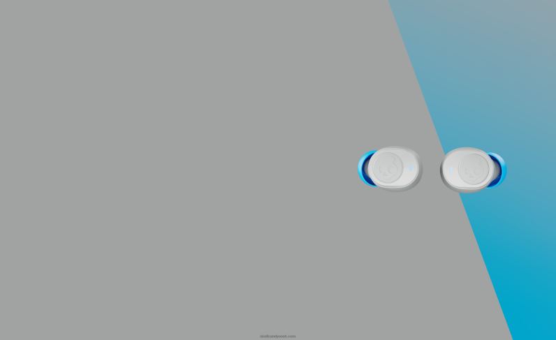 Täiesti juhtmevabad hädavajalikud noolega tõelised 2 juhtmevabad kõrvaklapid TP86D26 helehall/sinine Skullcandy