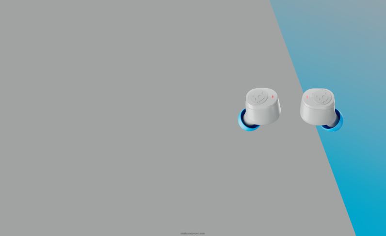 Täiesti juhtmevabad hädavajalikud noolega tõelised 2 juhtmevabad kõrvaklapid TP86D26 helehall/sinine Skullcandy