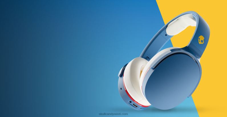 juhtmevaba lihtsus suurepärase heliga hesh evo juhtmeta kõrvaklappidega TP86D65 sinine Skullcandy