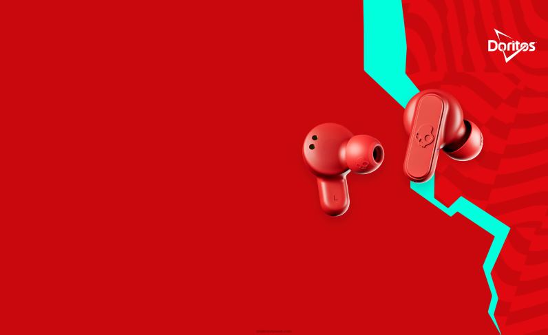 skullcandy x doritos peenraha 2 tõelist juhtmevaba kõrvaklappi TP86D3 doritos punane Skullcandy