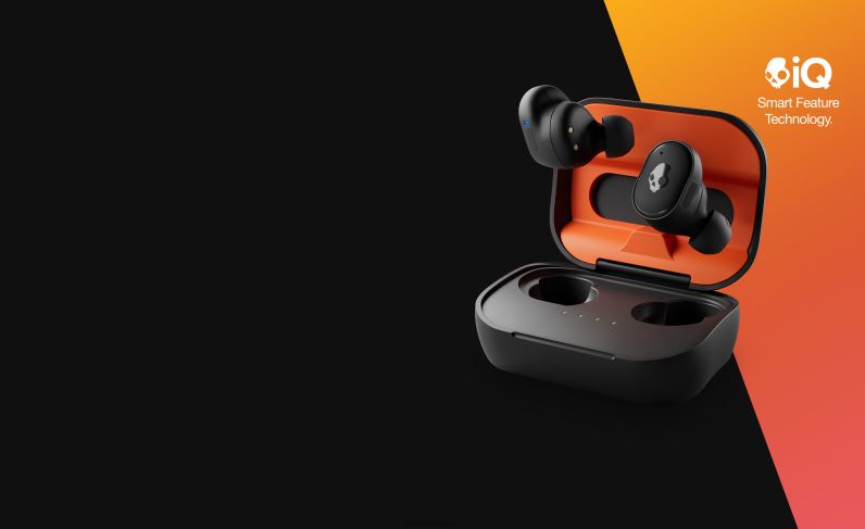 täiendatav tehniline juhtmevaba laadimine jahvatab tõelisi juhtmevabasid kõrvaklappe TP86D7 must/oranž Skullcandy