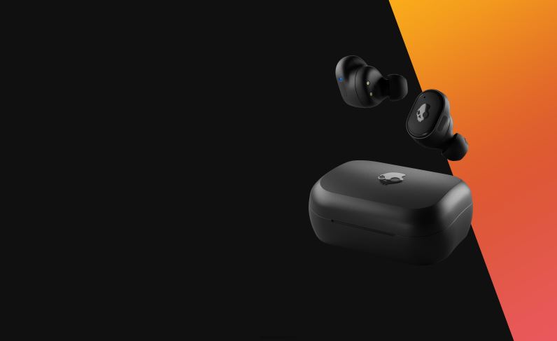 täiendatav tehniline juhtmevaba laadimine jahvatab tõelisi juhtmevabasid kõrvaklappe TP86D7 must/oranž Skullcandy