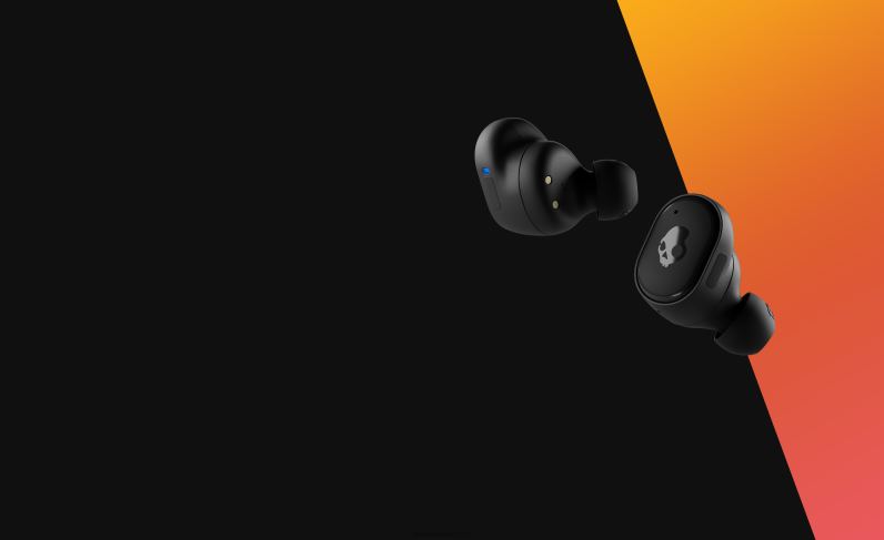 täiendatav tehniline juhtmevaba laadimine jahvatab tõelisi juhtmevabasid kõrvaklappe TP86D7 must/oranž Skullcandy
