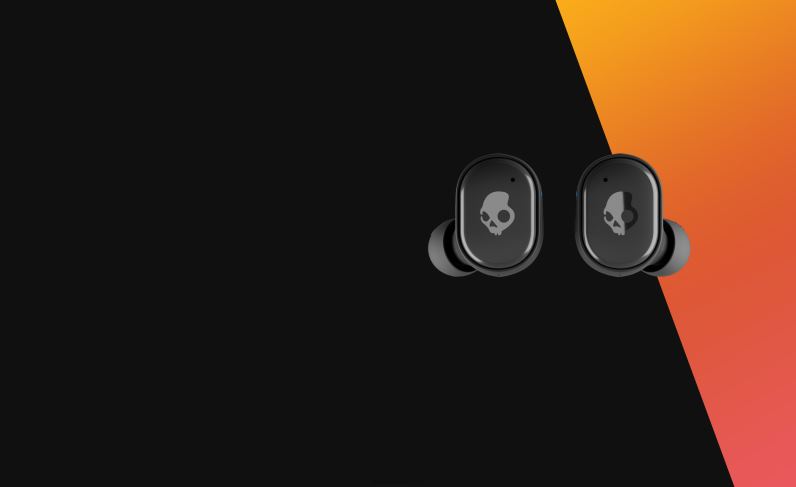 täiendatav tehniline juhtmevaba laadimine jahvatab tõelisi juhtmevabasid kõrvaklappe TP86D7 must/oranž Skullcandy