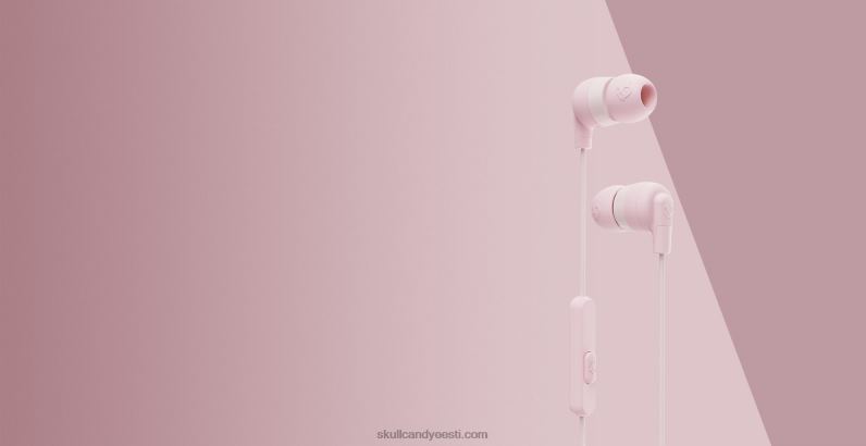 originaal olulised ink'd+kõrvaklapid mikrofoniga TP86D31 pleekinud roosa Skullcandy