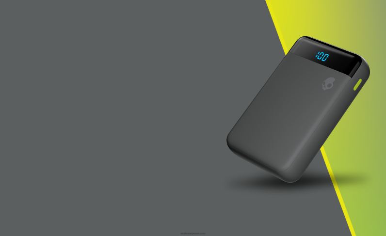 rasva kiire ja paindlik fat stash 2 10000 mah kaasaskantav aku TP86D38 chill hall/kollane Skullcandy