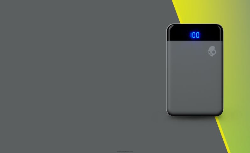 rasva kiire ja paindlik fat stash 2 10000 mah kaasaskantav aku TP86D38 chill hall/kollane Skullcandy