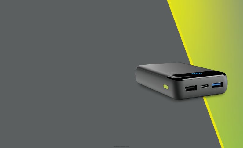 rasva kiire ja paindlik fat stash 2 10000 mah kaasaskantav aku TP86D38 chill hall/kollane Skullcandy