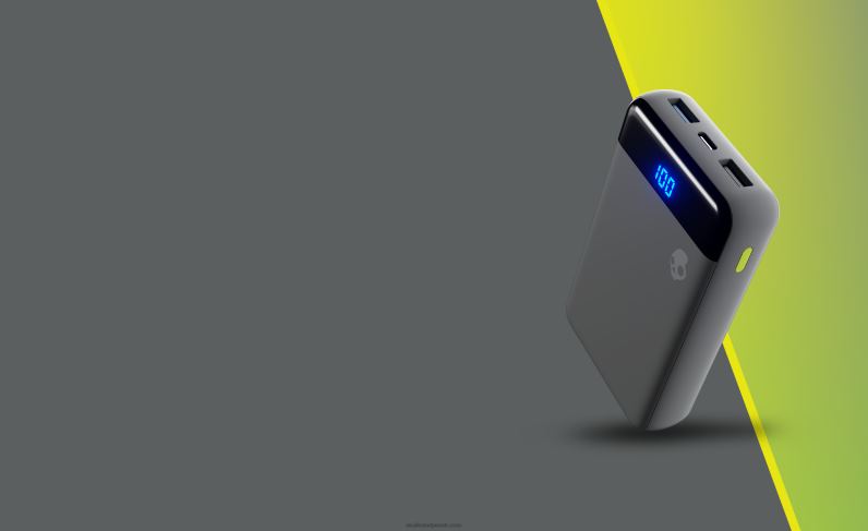 rasva kiire ja paindlik fat stash 2 10000 mah kaasaskantav aku TP86D38 chill hall/kollane Skullcandy