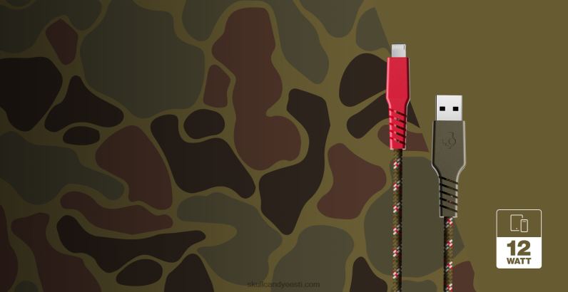 teie tee elektriliinini + põimitud laadimiskaabel TP86D40Skullcandy