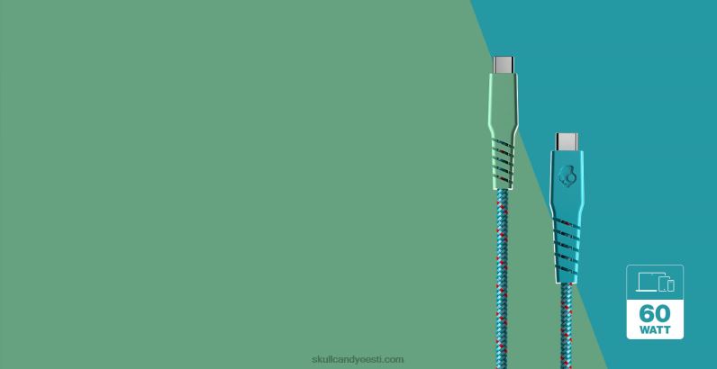 teie tee elektriliinini + põimitud laadimiskaabel TP86D47Skullcandy